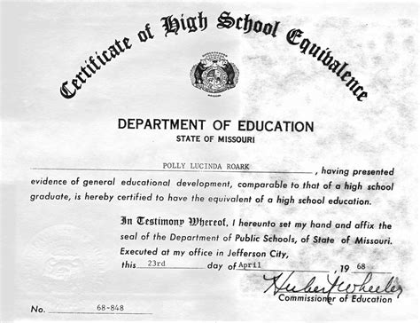 fake ged with verification.